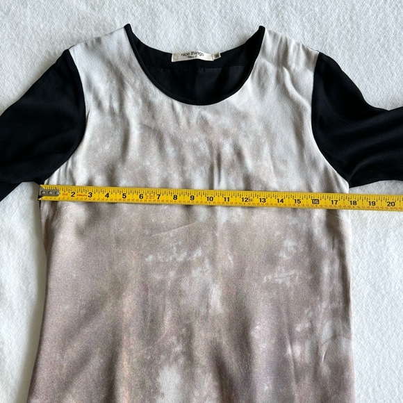 Nice Things by Paloma Knee Length Shirt Dress Abstract Art Size 6 - Picture 9 of 10